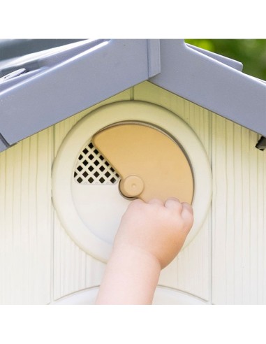 detalle rendija ventilación para gallinas Mi primer gallinero