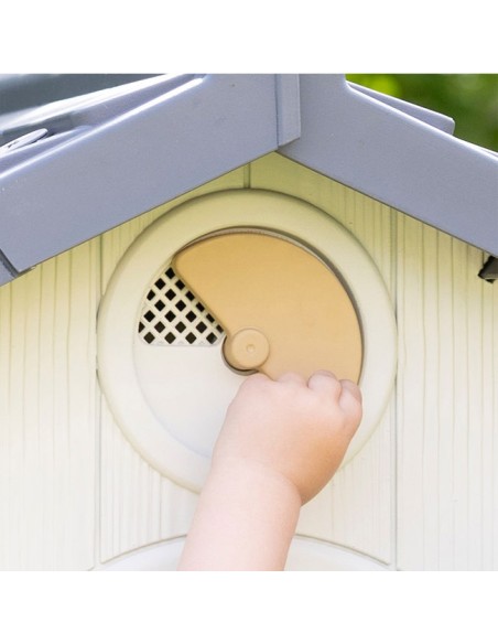 detalle rendija ventilación para gallinas Mi primer gallinero