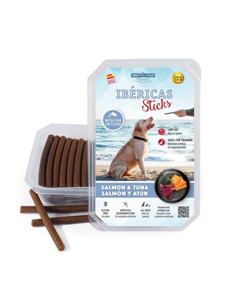 Barritas Ibéricas Sticks para Perros Salmón y Atún 800gr