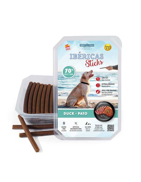 Barritas Ibéricas Sticks para Perros Pato 800gr