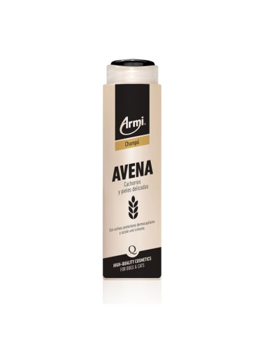 Champú Avena Pieles Delicadas Perros y Gatos Armi