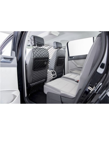 coche con red separadora protección de mascotas Trixie