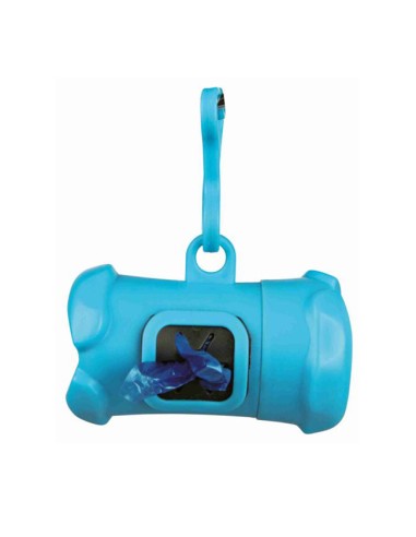 Dispensador Bolsas Excrementos Perros Trixie azul