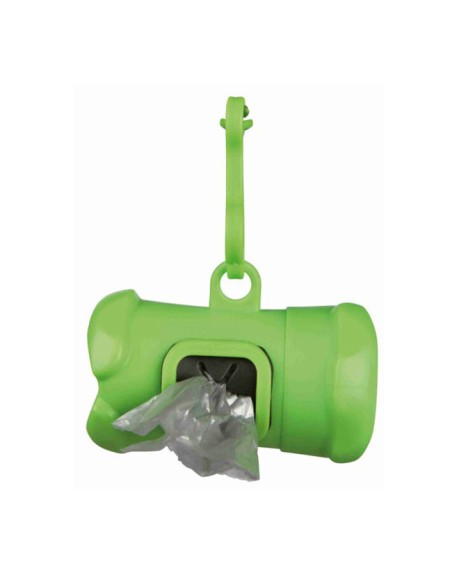 Dispensador Bolsas Excrementos Perros Trixie verde