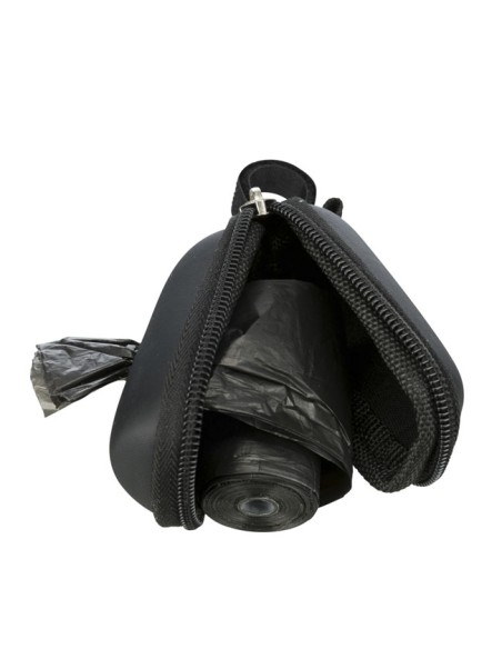 Dispensador Cuero artificial con cremallera para Bolsas Excrementos Perros Trixie