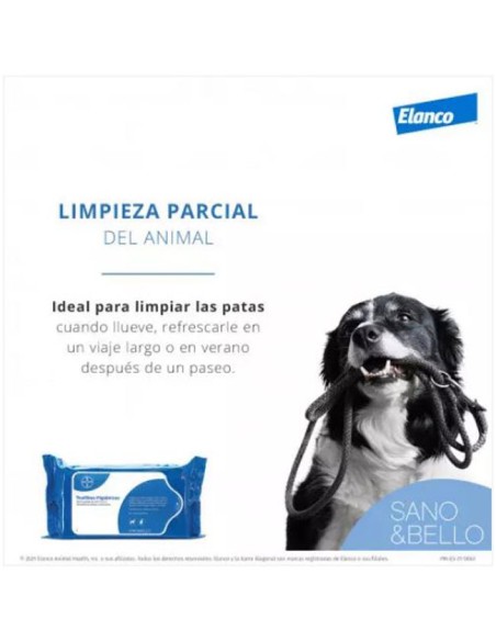 uso en perros Toallitas Higiénicas Bayer