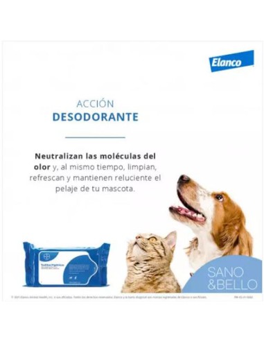 usos perros y gatos Toallitas Higiénicas Bayer
