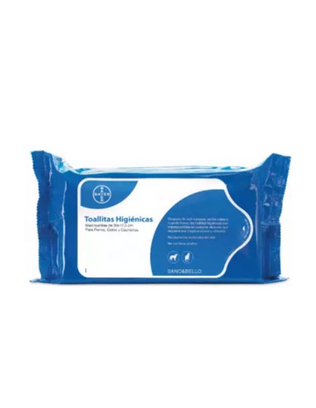 Toallitas Higiénicas Multiusos Perros y Gatos Bayer 35 uds