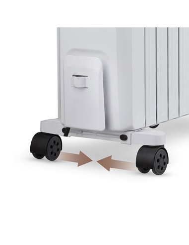 Radiador Digital Aceite Piros Rac 8 Grunkel con ruedas