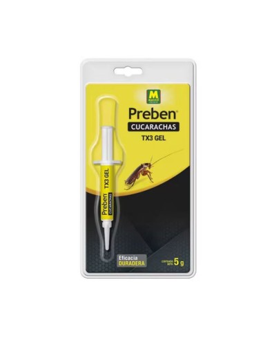 Gel Anti Cucarachas jeringuilla Preben Masso