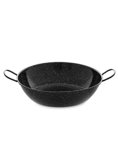 Sartén Honda Esmaltada 40cm con 2 Asas Vaello