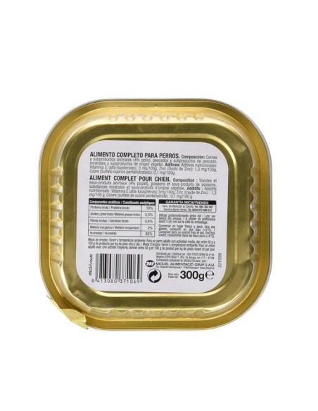 composiciónPaté Comida Húmeda Perros Pollo 300gr  Mic&Friends