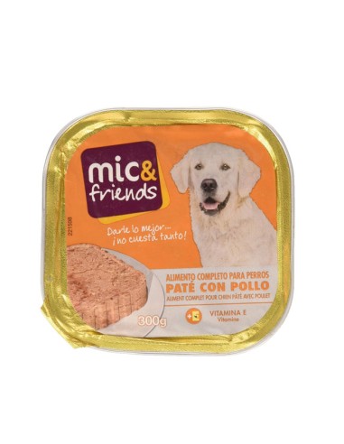 Mic&Friends Paté Comida Húmeda Perros Pollo 300gr
