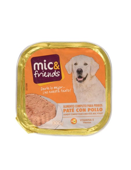 Mic&Friends Paté Comida Húmeda Perros Pollo 300gr