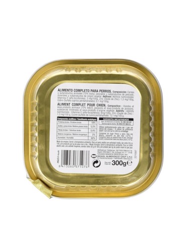 composición pate con buey para perros Mic&friends