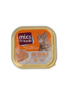 Mic&Friends Paté Comida Húmeda Gatos pollo 100gr