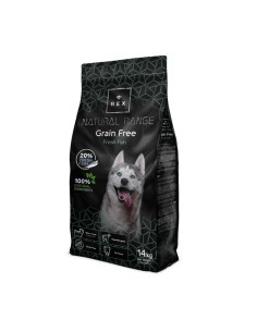 Piensos para perros Pescado Sin Cereales de Rex Natural Range Grain Free Adult 3 Kg - 14 Kg  HUESCA