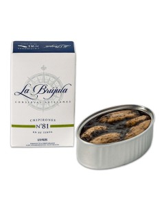 Chipirones en su Tinta Nº81 Conservas La Brújula en lata