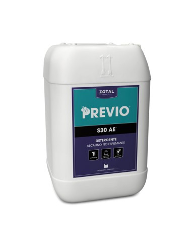 Zotal Previo S30 AE Detergente Alcalino no Espumante 28KG.