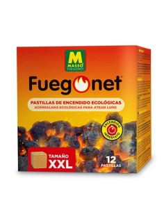 Pastillas Ecológicas XXL Encendido Barbacoas FuegoNet