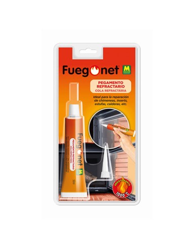 Pegamento Refractario Reparación Chimeneas y Calderas 50 ml.