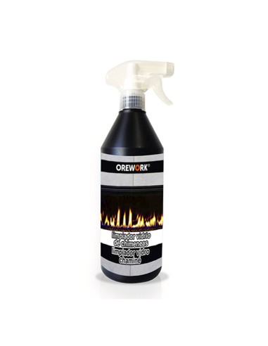 Spray Limpiador Vidrios Chimeneas Orework 750ml