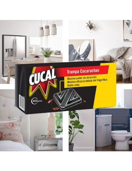 usos Cucal Trampa Cucarachas Doble Cebo