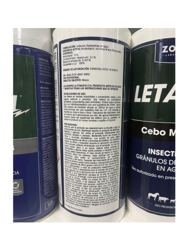 indicaciones peligro Cebo Granulado Zotal 10wg