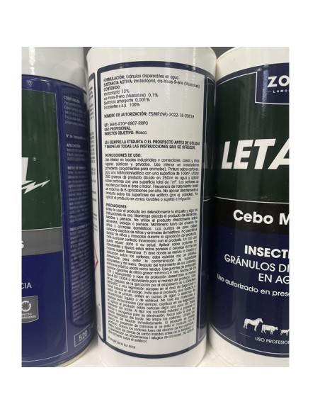 indicaciones peligro Cebo Granulado Zotal 10wg