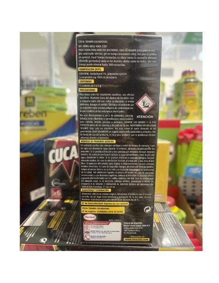 Cucal Trampa Cucarachas Doble Cebo