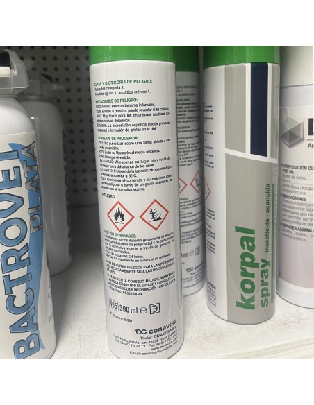 Korpal Spray Insecticida Acaricida Uso Ganadero