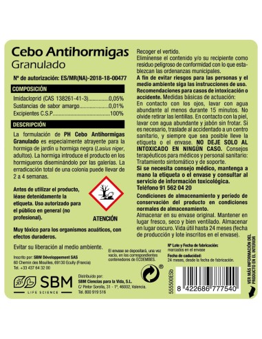 Cebo Granulado Anti Hormigas Protect...