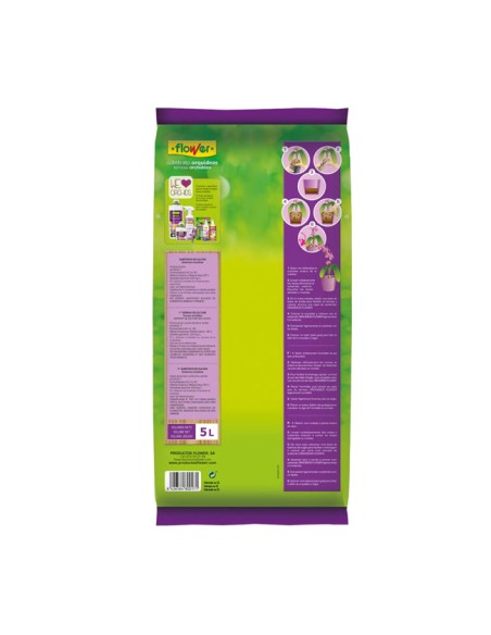 sustrato orquideas saco 5 litros Flower