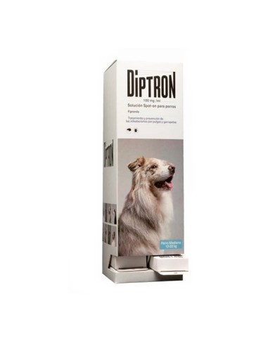 Antiparasitario Pipeta Diptrón para perros medianos de 10 a 20kg.