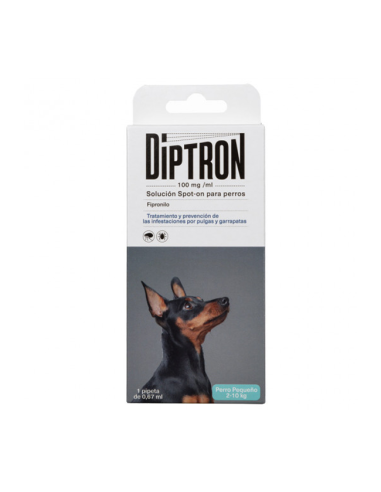 Antiparasitario Pipeta Diptrón Perros pequeños de 2 a 10kg