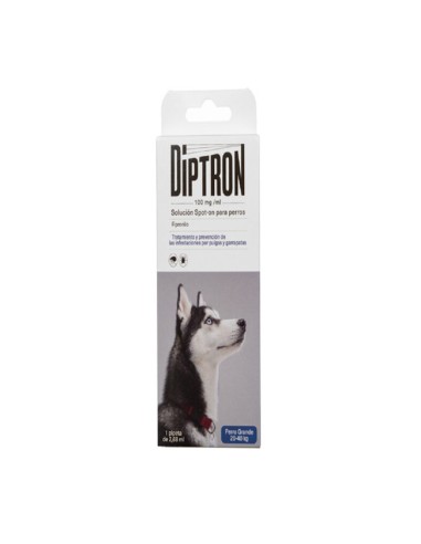Antiparasitario pipeta Diptrón para perros grandes de 20 a 40kg