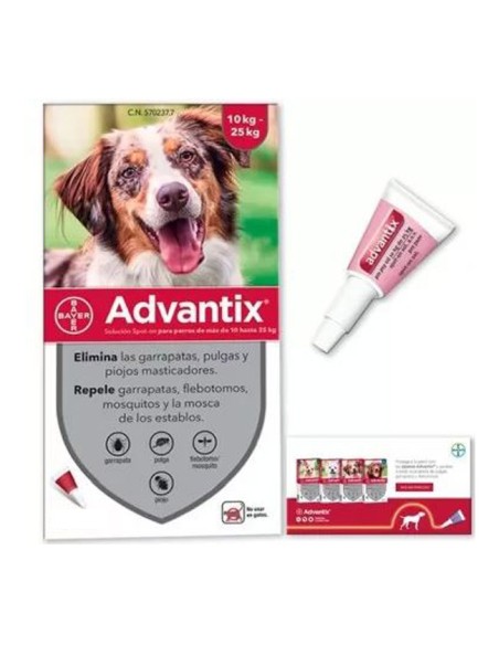 Advantix Pipetas para Perros de 10 a 25kg