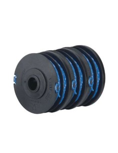 Carrete Doble Hilo Trenzado 1,6mm Blister 3ud.
