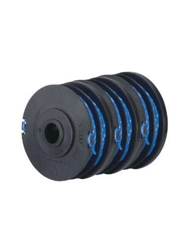 Carrete Doble Hilo Trenzado 1,6mm Blister 3ud.