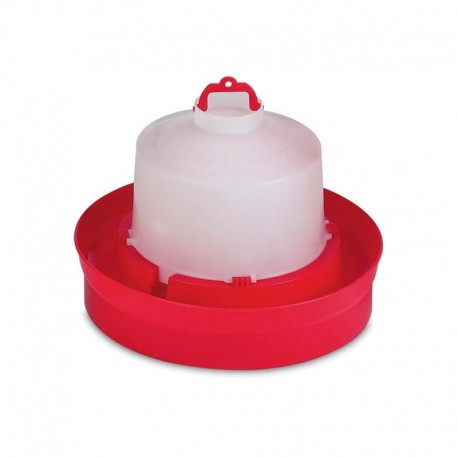 Bebedero para Pollos de Segunda Edad 5 litros rojo