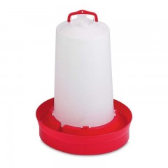 Bebedero para Pollos de Segunda Edad 12 litros rojo