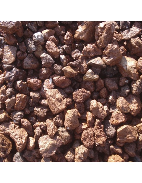 Grava Decorativa Volcánica Roja 20kg
