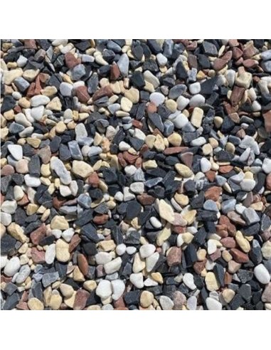 Grava Multicolor para decoración