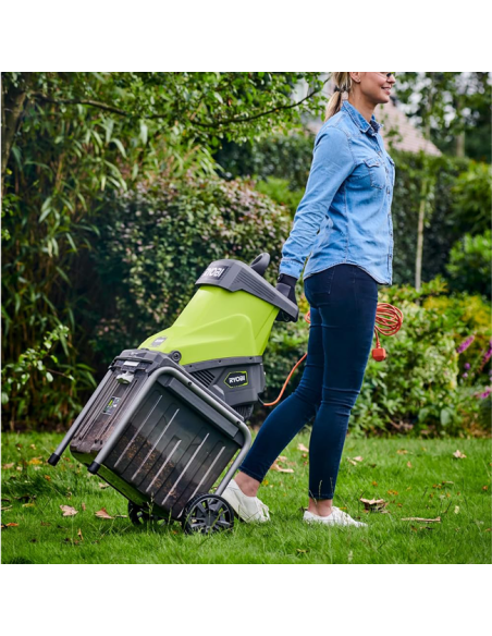 Biotrituradora Ryobi con ruedas RSH2545B