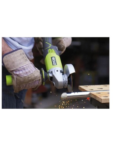 RYOBI Amoladora Angular 18V R18AG-140S para cortar metales