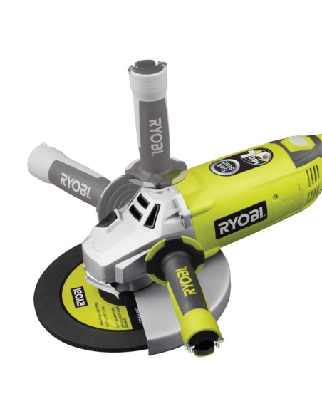 RYOBI Amoladora Angular Grinder 2000W EAG2000G mango multiposición