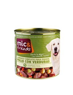 Mic&Friends Lata Comida Húmeda Perros pollo y verduras 720gr