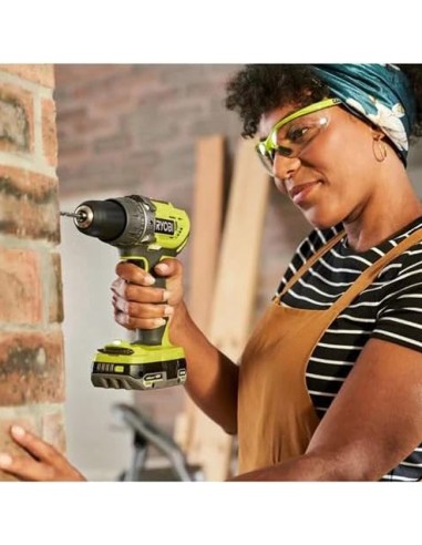 RYOBI Taladro Percutor 18V R18PD3-220S para ladrillo y mampostería