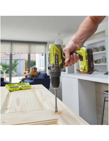 RYOBI Taladro Percutor 18V R18PD3-220S para paneles de madera