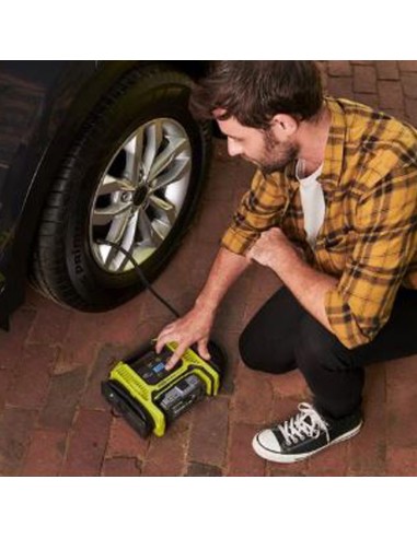 RYOBI Hinchador Multiusos R18MI-0 18V para ruedas de coche